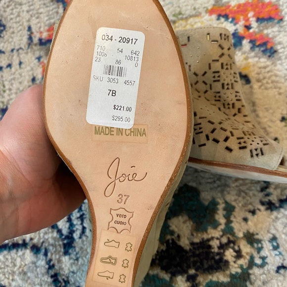 Joie Suede Wedges - Picture 5 of 6